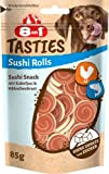 8in1 Tasties Sushi Rolls Hunde-Snack - glutenfreie Leckerlis mit Kabeljau & Hähnchenbrust, 85 g