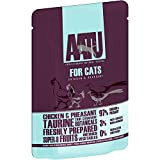 AATU 97/3 Katzenfutter Nass Getreidefrei - Ente mit Fasan, Hoher Fleischanteil, ohne künstliche Geschmacksverstärker, 16 x 85g