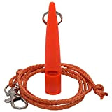 ACME Hundepfeife No. 210 Orange + GRATIS Pfeifenband | Trillerpfeife mit Kugel | Original aus England | Ideal für die ...
