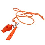 ACME Whistle Set, Hundepfeife No. 211,5 und Triller 660 und Pfeifenband in Orange