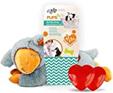 ALL FOR PAWS AFP Kuscheltier Schaf Verhaltenshilfe, Plüsch-Spielzeug (2 Herzschlag, grau)