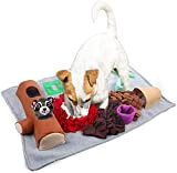 All for Paws Schnüffelmatte für Hunde, mit niedlichem Spielzeug, Hundetrainingspad, Haustier-Nasen-Arbeitsdecke, Haustier-Aktivitätsmatte für Futtersucht, (76 x 52 x 10 cm), ...