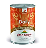 almo nature Daily Grain Free Katzenfutter mit Kalb, Alleinfutter für Erwachsene Katzen,Nassfutter- 24er Pack (24 x 400 g)