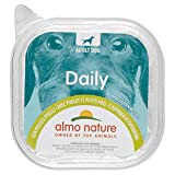 Almo Nature Daily mit Huhn & Erbsen - glutenfreies Rezept - Nassfutter für Erwachsene Hunde - Packung mit 9 x ...