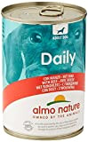almo nature Daily Nassfutter für Hunde mit Rind- 24er Pack (24 x 400 g)