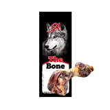 Alpha Spirit 10x Schinkenknochen | Kauknochen für den Hund | Natürliche Kausnacks aus 100 % Serrano-Schinken für ausgewachsene Hunde | ...
