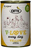 AMI Veganes Nassfutter für Hunde V-Love Yellow, 12er Pack (12 x 400 Grams)