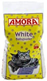 Amora 28330 White Katzenstreu mit Babypuderduft 15 Liter