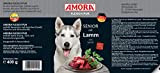 Amora Fleisch Pur Senior mit Lamm 12 x 400g Hundefutter nass