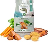 AniForte Natürliches Hunde-Futter Trockenfutter Fjord-Salmon 2kg, Frischer Lachs mit Kartoffeln, 100% Natur, Allergiker, Getreide-Frei, Glutenfrei, ohne künstliche Vitamine