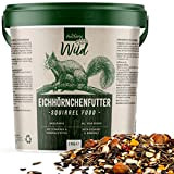 AniForte Wild Premium Eichhörnchenfutter 2kg – Ganzjahres Futter für Eichhörnchen & Streifenhörnchen, mit extra Haselnüssen, artgerecht & ausgewogen von Wildtier ...