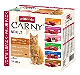 animonda Carny Adult Katzenfutter, Nassfutter für ausgewachsene Katzen, Frischebeutel, Mix, 8 x 85 g
