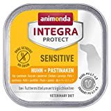 animonda Integra Protect Sensitive Hund, Diät Hundefutter, Nassfutter bei Futtermittelallergie, Huhn + Pastinaken, 11 x 150 g