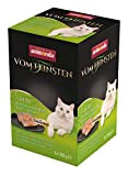 animonda Vom Feinsten Adult Katzenfutter, Nassfutter für ausgewachsene Katzen, Schlemmerkern mit Pute, Hühnchenbrust + Kräutern, 6 x 100 g