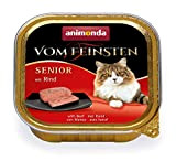 animonda Vom Feinsten Senior, Nassfutter für ältere Katzen ab 7 Jahren, mit Rind, 32 x 100g