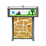 AntHouse - Natürliche Ameisenfarm aus Sand | 3D T Kit 15x15x1,5cm | Grau Ant Farm | Inklusive Ameisenkolonie