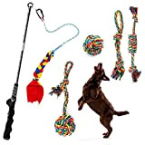 ANZOME Reizangel Hunde 2-in-1 Hunde Spielzeug Weihnachten | Profi Abnehmbar Reizangel für Hunde | Hochwertige Reizangel Hund für Spielspaß & ...