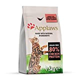 Applaws Katze Trockenfutter Adult, Huhn mit Extra Lachs, 1er Pack (1 x 7.5 kg), 7.5 kg (1er Pack)