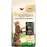 Applaws Katzentrockenfutter Getreidefrei für ausgewachsene Katzen Huhn Geschmack, 2kg (1er Pack)