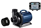 AquaForte Filter-/Teichpumpe DM-10.000 Vario S, 34-85W, Durchfluss 6-10 m3 pro Stunde, Förderhöhe 5,5m, regelbar mit externem Controller. Ideal als Teichpumpe ...