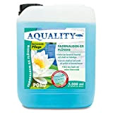 AQUALITY Gartenteich Fadenalgen-EX Flüssig (Flüssiger Fadenalgenvernichter, Algenmittel, Algenentferner. Löst Sich schnell im Teich auf), Inhalt:5 Liter