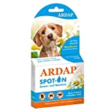ARDAP Spot On für Hunde bis 10kg Natürlicher Wirkstoff Zeckenmittel für Hunde, Zeckenschutz Hund, Flohmittel Hund 3 Tuben je 1ml ...