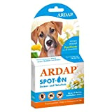 ARDAP Spot On für Hunde von 10 bis 25kg Natürlicher Wirkstoff Zeckenmittel für Hunde, Zeckenschutz Hund, Flohmittel Hund 3 Tuben ...