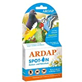 ARDAP Spot On Zecken & Milbenschutz für Ziervögel & Brieftauben Natürlicher Wirkstoff Bis zu 12 Wochen nachhaltiger Langzeitschutz