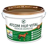 Atcom Huf-Vital 10kg - Mineralfutter zur Verbesserung der Hufqualität und des Hornwachstums bei Hufproblemen für Pferde