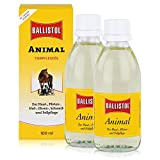 Ballistol Animal Tierpflegeöl 100ml - Für Haut, Pfoten und Fellpflege (2er Pack)