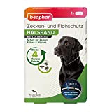 beaphar Zecken- & Flohschutz Halsband für Hunde | Zeckenschutz für Hunde | Reflektierendes Halsband gegen Zecken & Flöhe | Wasserfest ...