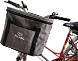 Bella & Balu Fahrradkorb Vorne für Hunde für bis zu 5 kg | Fahrradtasche abnehmbar und faltbar mit Sicherheitsgurt, praktische ...