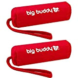 big buddy Canvas Futterdummy, Futterbeutel für Hunde, Apportierdummy zur Hundeerziehung (2X, Rot)