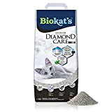 Biokat's Diamond Care Classic ohne Duft - Feine Katzenstreu mit Aktivkohle und Aloe Vera - 1 Sack (1 x 10 ...