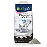 Biokat's Diamond Care Fresh mit Babypuder-Duft - Feine Katzenstreu mit Aktivkohle und Aloe Vera - 1 Sack (1 x 10 ...