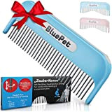 BluePet® Katzenkamm Zauberkamm für Langhaar - entfernt Knoten - Hundekamm - auch als Katzenbürste einsetzbar - Bürste für Hund & ...