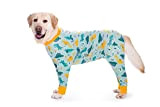 BT Bear Haustier-Einteiler für große Hunde, schützen die Gelenke, Haustier-Pyjama, PJS-Hundeoverall für mittelgroße und große Hunde (5XL, grüner)