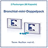 CaniMove bronchial Mini Doppelpack - 60 Husten-Kapseln für Hunde < 10 kg mit Ölen, Thymian, Efeu, Isl. Moos und Propolis