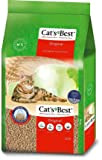 Cat's Best Original Katzenstreu, 100 % pflanzliche Katzen Klumpstreu mit maximaler Saugkraft – bekämpft Gerüche natürlich aktiv, 17,2 kg/40 l