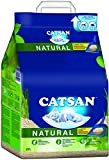 CATSAN Natural – Kompostierbare Klumpstreu für Katzen aus 100% Pflanzenfasern – 1 x 20 Liter