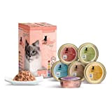 catz finefood Katzenfutter nass Mix-Paket - feine Filets in Jelly - getreidefreies Nassfutter für Ihre Katze ohne Zucker - Katzennassfutter ...