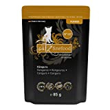 catz finefood Purrrr Känguru Monoprotein Katzenfutter nass N° 107, für ernährungssensible Katzen, 70% Fleischanteil, 16 x 85 g Beutel