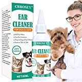 CBROSEY Ohrenreiniger Hund,Ohrreiniger für Hunde,Dog Ear Cleaner,Ohrenschmalz Reiniger Halt Juckreiz Geruch Milben und Wachs Entfernen