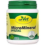 cdVet Naturprodukte MicroMineral Spezial 150 g - Hund, Katze, Pferd - Vitamin- Mineralstoff- und Spurenelementgeber - Magen-Darm Regulation - Eisenquelle ...