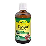 cdVet ZeckEx Bio-Öl Futter-Ergänzungsmittel für Hunde 100 ml - 100% natürliche Zeckenabwehr durch fütterungsbedingte Unterstützung des Hautstoffwechsels