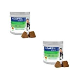 Ceva ADAPTIL Chews für Hunde | Doppelpack | 2 x 30 Kautabletten | Ergänzungsfuttermittel für Hunde das in Stresssituationen unterstützend ...