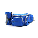 Chlove Haustier Futterbeutel Abwaschbar Outdoor Futtertasche Gürteltasche Futtertasche für Hundetraining 46x14cm Blau