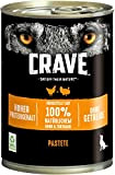 CRAVE Premium Pastete mit Huhn & Truthahn für Hunde – Getreidefreies Adult Nassfutter mit hohem Proteingehalt – Dosen 6 x ...