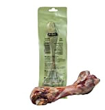 DIBO Schinkenknochen, ca. 23cm Langer Knochen - der kleine Naturkau-Snack oder Leckerli für Zwischendurch, Hundefutter, Qualitätskauartikel ohne Chemie von DIBO