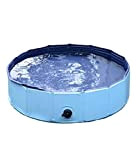 Doggy Pool Hunde-Pool, für außen, tragbar, nicht aufblasbar, mit Abdeckung